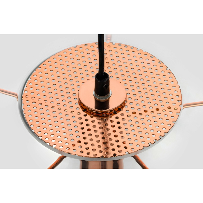 KING HOME Lampa wisząca SANDRA 20 miedziana - szkło, metal (XCP7538-20.COPPER)