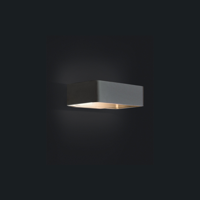 Nowodvorski MUNO LED Zewnętrzna Ścienna Natynkowa Max moc 6W LED IP54 Grafitowy 6776