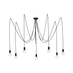 Nowodvorski SPIDER Sufitowa Wisząca Max moc 7x60W E27  Czarny 6785