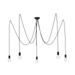 Nowodvorski SPIDER Sufitowa Wisząca Max moc 5x60W E27  Czarny 6788