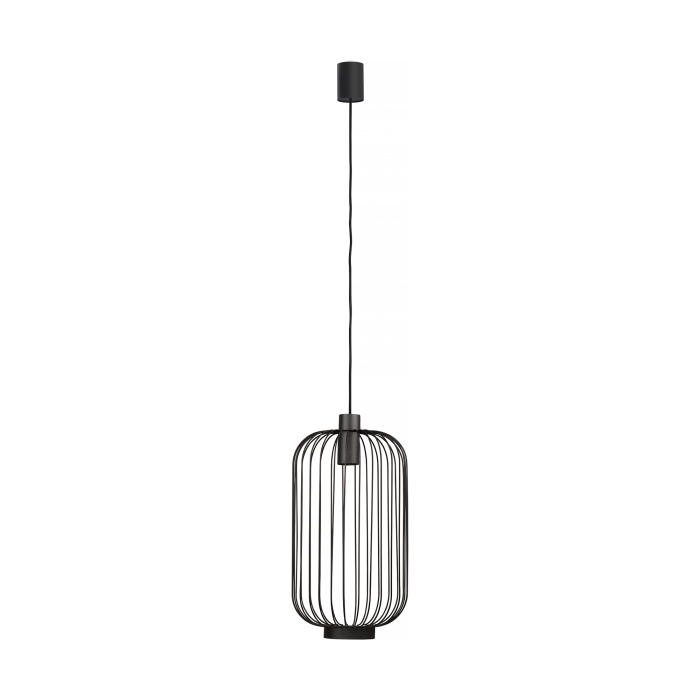 Nowodvorski CAGE Sufitowa Wisząca Max moc 1x35W GU10  Czarny 6844