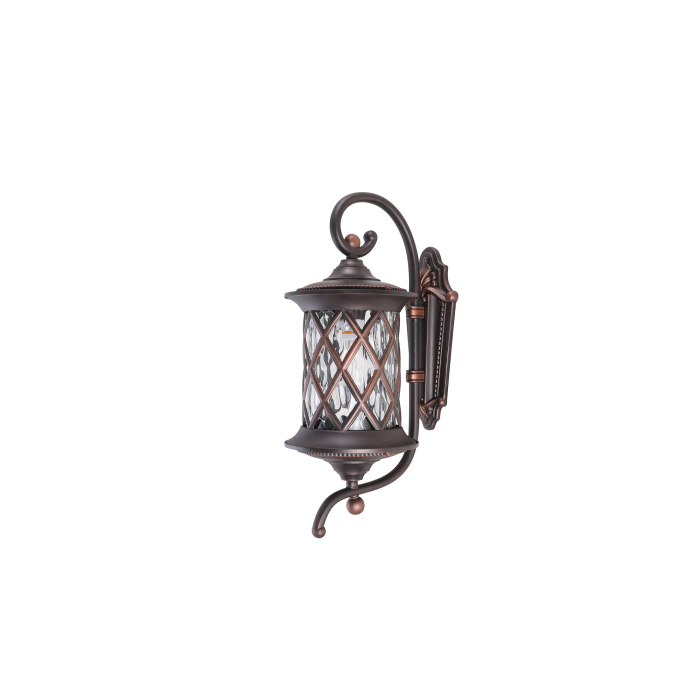 Nowodvorski LANTERN Zewnętrzna Ścienna Natynkowa Max moc 60W E27 IP23 Czarny patynowany miedzią 6911