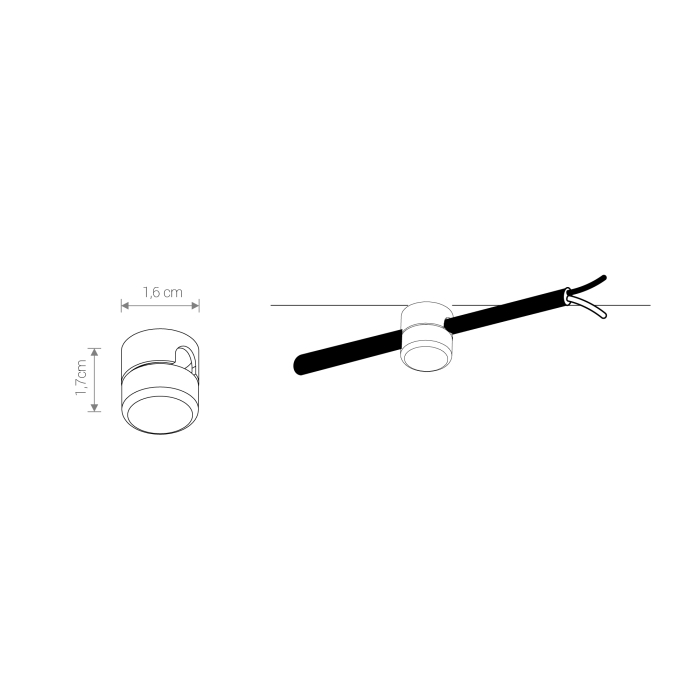 Nowodvorski CAMELEON MOUNTING C System konfigurowalny CAMELEON  Akcesoria montażowe Biały 7318