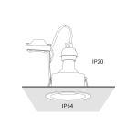 Nowodvorski CHARLIE Spot Podtynkowa Max moc 1x15W GU10 IP54/20 Czarny 8367