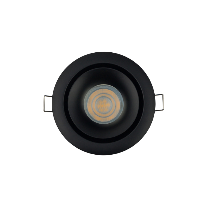 Nowodvorski FOXTROT Spot Podtynkowa Max moc 1x15W GU10 IP54/20 Czarny 8374