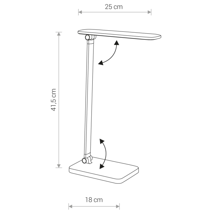 Nowodvorski STYLE LED Stołowa Max moc 10W LED  Czarny 8404