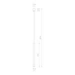 Nowodvorski LASER 750 Sufitowa Wisząca Max moc 1x10W only LED G9  Biały 8432