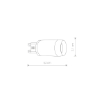 Nowodvorski BULB LENS LED, G9, 3W Źródła światła i akcesoria G9 Max moc 3W LED  8447