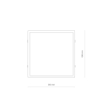 Nowodvorski CL ITAKA LED 40W 4000K ANGLE 100 Oświetlenie komercyjnePlafony LED Max moc 1x40W LED  Biały 8456