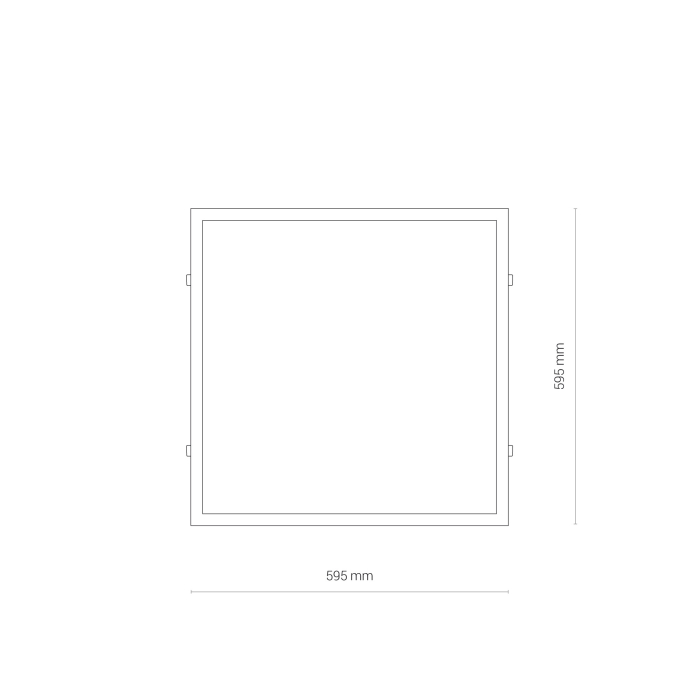 Nowodvorski CL ITAKA LED 40W 3000K ANGLE 100 Oświetlenie komercyjnePlafony LED Max moc 1x40W LED  Biały 8460