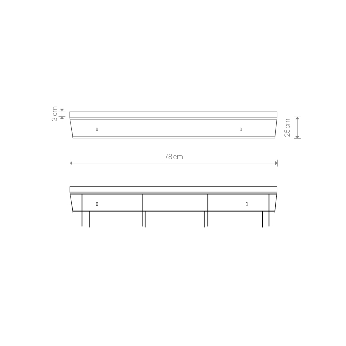 Nowodvorski CAMELEON CANOPY C 780 System konfigurowalny CAMELEON Puszka Max moc 40W  Czarny 8556