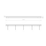 Nowodvorski CAMELEON CANOPY B 1500 II System konfigurowalny CAMELEON Puszka Max moc 40W  Biały 8560