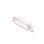 Nowodvorski CTLS REC POWER STRAIGHT CONNECTOR Oświetlenie komercyjneSystemy konfigurowalne Akcesoria Podtynkowe Max moc 16A, 3,