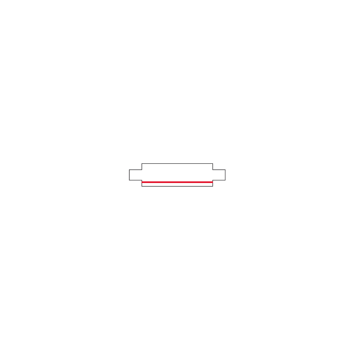 Nowodvorski CTLS REC POWER STRAIGHT CONNECTOR Oświetlenie komercyjneSystemy konfigurowalne Akcesoria Podtynkowe Max moc 16A, 3,