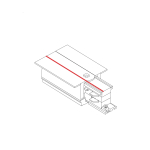 Nowodvorski CTLS REC POWER END CAP RIGHT WH (PER) Oświetlenie komercyjneSystemy konfigurowalne Akcesoria Podtynkowe Max moc 16A