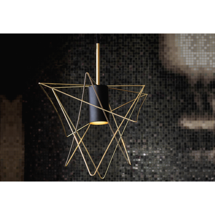 Nowodvorski GSTAR Sufitowa Wisząca Max moc 1x10W only LED GU10  Mosiądz 8854
