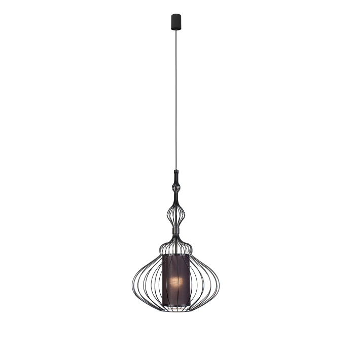 Nowodvorski ABI M Sufitowa Wisząca Max moc 1x40W E27  Czarny 8866