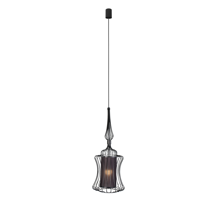 Nowodvorski ABI S Sufitowa Wisząca Max moc 1x40W E27  Czarny 8870