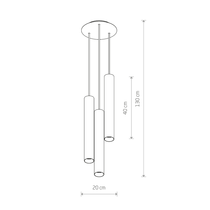 Nowodvorski EYE L Sufitowa Wisząca Max moc 3x10W only LED GU10  Biały 8916