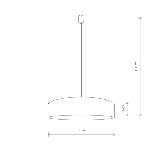 Nowodvorski TURDA Sufitowa Wisząca Max moc 3x25W only LED E27  Biały 8945