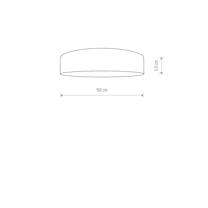 Nowodvorski TURDA Sufitowa Plafon Max moc 3x25W only LED E27  Szary 8953