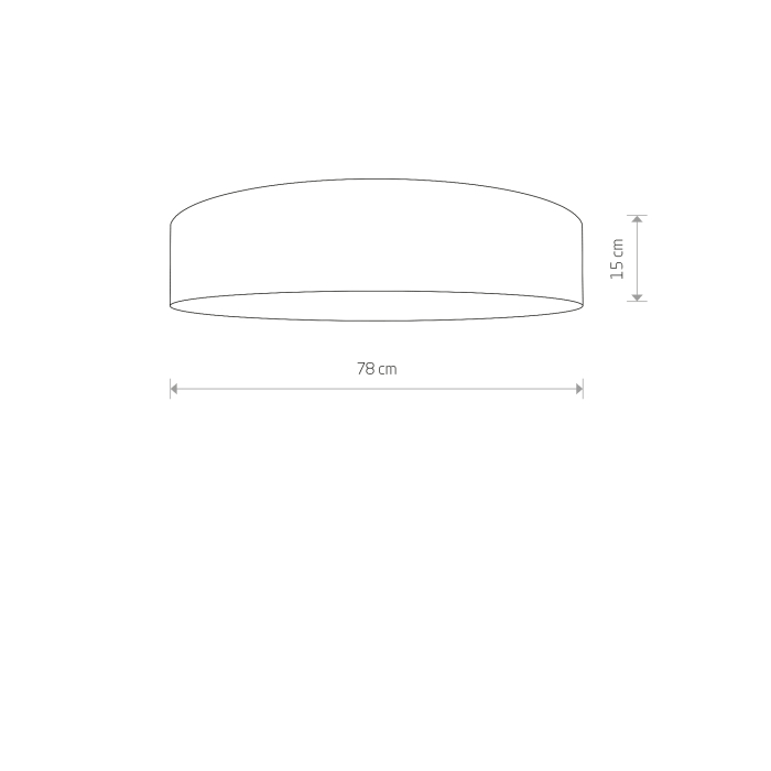 Nowodvorski TURDA Sufitowa Plafon Max moc 7x25W only LED E27  Biały 8958