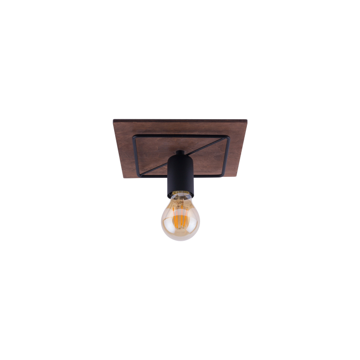 Nowodvorski COBA ANTIQUE Sufitowa Plafon/Przysufitowa Max moc 1x60W E27  Ciemne drewno 9042