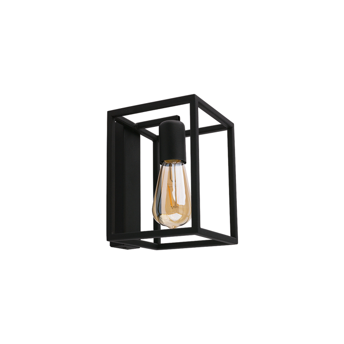 Nowodvorski CRATE Ścienna Kinkiet Max moc 1x60W E27  Czarny 9046