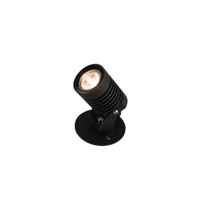 Nowodvorski SPIKE LED S Zewnętrzna Ścienna Natynkowa Max moc 5W LED IP54 Czarny 9101