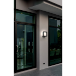 Nowodvorski THIKA LED A Zewnętrzna Ścienna Natynkowa Max moc 10W LED IP54 Czarny 9121