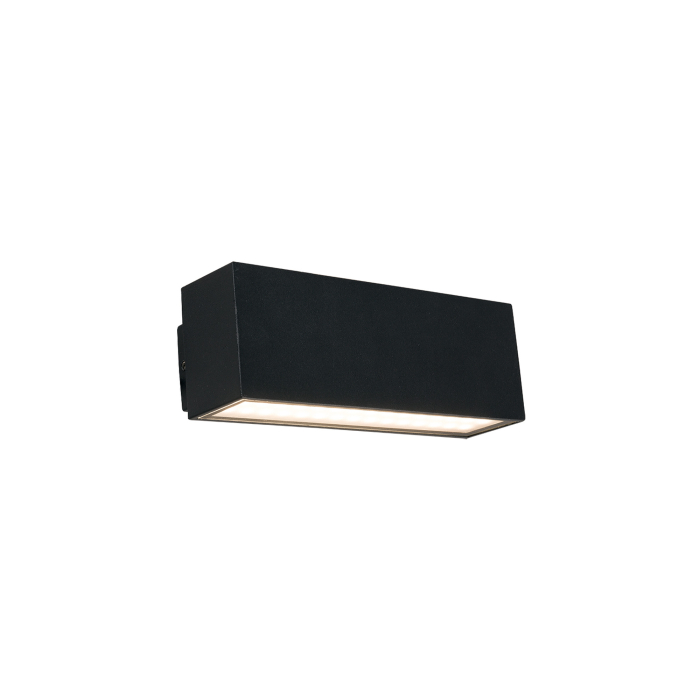 Nowodvorski UNIT LED Zewnętrzna Ścienna Natynkowa Max moc 2x5W LED IP54 Czarny 9122
