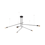 Nowodvorski PILE Sufitowa Wisząca Max moc 5x60W E27  Czarny 9127