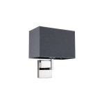 Nowodvorski HOTEL Ścienna Kinkiet Max moc 1x60W E27  Szary 9218