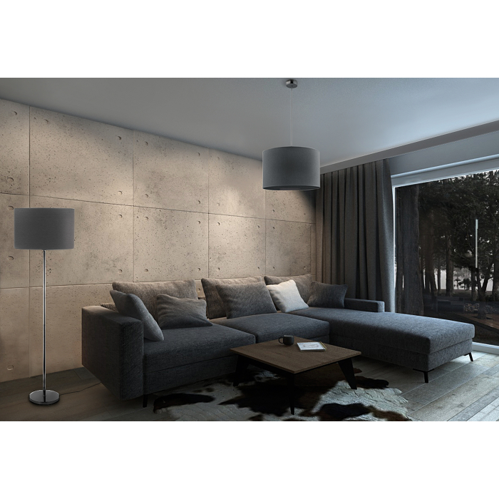 Nowodvorski HOTEL Podłogowa Max moc 1x60W E27  Szary 9300