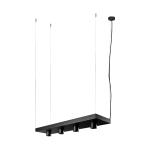 Nowodvorski PLANT Sufitowa Wisząca Max moc 4x35W GU10  Czarny 9381