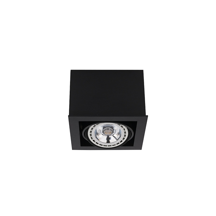 Nowodvorski BOX ES111 Sufitowa Plafon/Przysufitowa Max moc 1x15W GU10 ES111  Czarny 9495