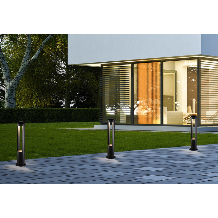 Nowodvorski MONTERREY LED Zewnętrzna Słupek Max moc 9W LED IP54 Czarny 9507