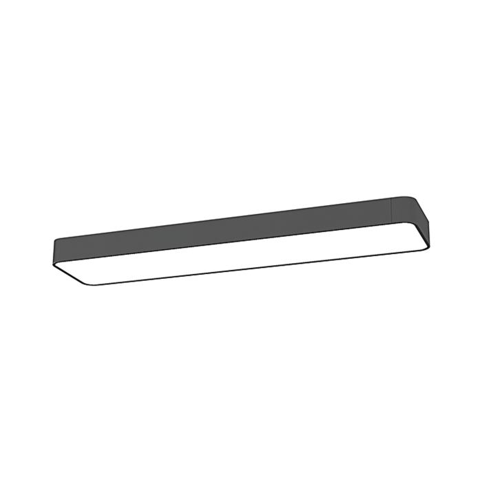 Nowodvorski SOFT LED 60X20 Plafon 2xLED T8 Grafitowy 7526