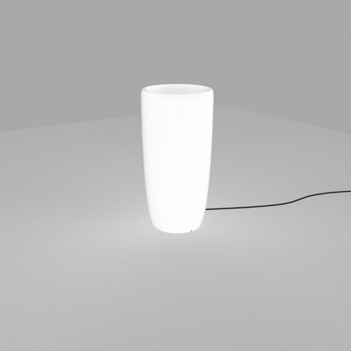 Nowodvorski FLOWERPOT M Zewnętrzna Przenośna Max moc 1x60W E27 IP44 Biały 9712