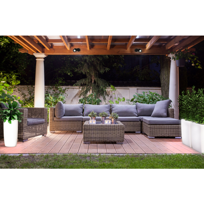 Nowodvorski FLOWERPOT L Zewnętrzna Przenośna Max moc 2x60W E27 IP44 Biały 9713