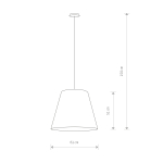 Nowodvorski MOSS Sufitowa Wisząca Max moc 3x60W E27  Czarny 9737