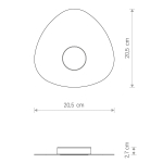 Nowodvorski ORGANIC Sufitowa Plafon Max moc 1x12W GX53  Biały 8305
