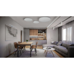 Nowodvorski AGNES ROUND LED Sufitowa Plafon Max moc 32W LED IP44 Biały 8208