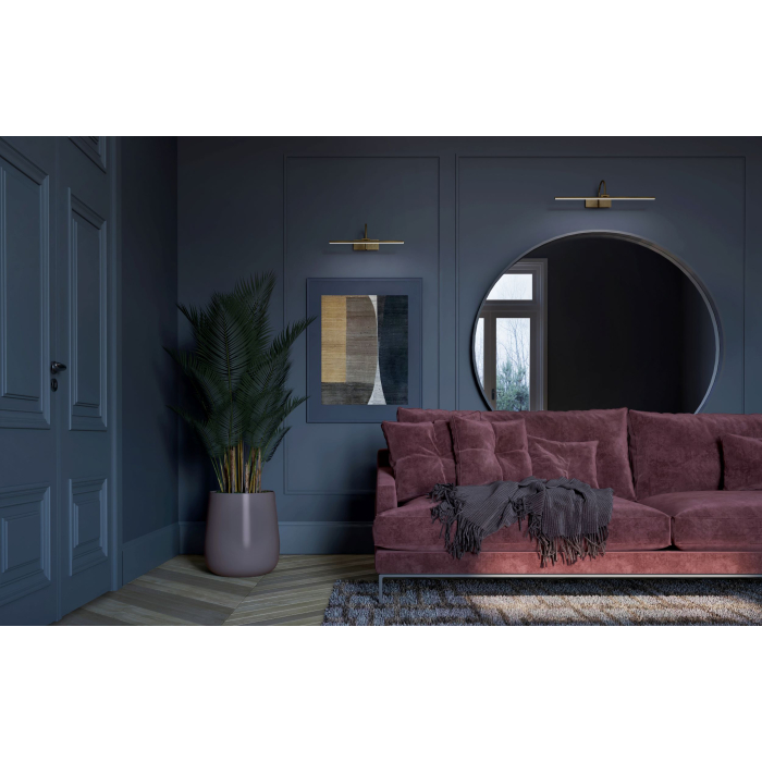 Nowodvorski GIOTTO LED S Ścienna Kinkiet obrazowe Max moc 9W LED  Antyczny mosiądz 8168
