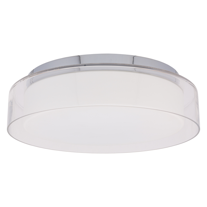 Nowodvorski PAN LED M Sufitowa Plafon Max moc 17W LED IP44 Chrom 8174