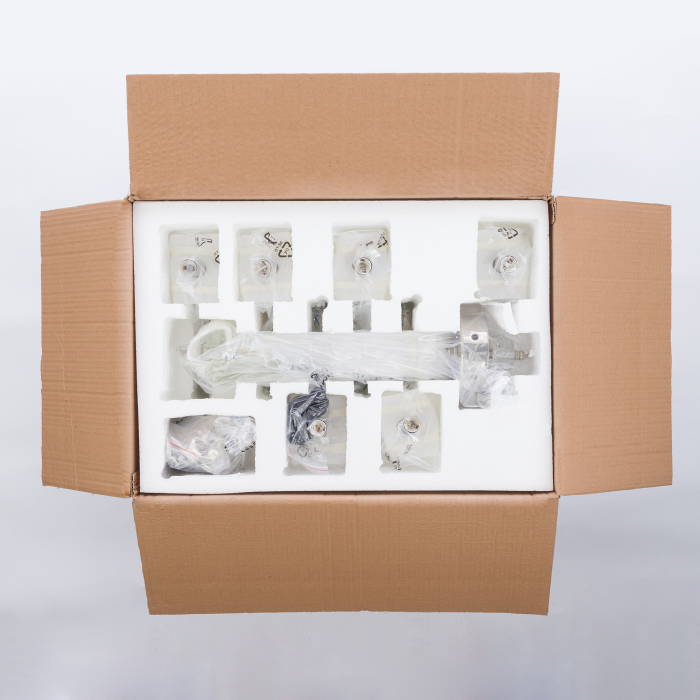 Nowodvorski HAMPTON Sufitowa Żyrandol Max moc 6x40W E14  Chrom 8154