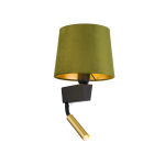 Nowodvorski CHILLIN Ścienna Kinkiet z włącznikiem Max moc 40W, 1x10W only LED E27, G9  Zielono-złoty 8214