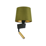 Nowodvorski CHILLIN Ścienna Kinkiet z włącznikiem Max moc 40W, 1x10W only LED E27, G9  Zielono-złoty 8214