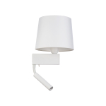 Nowodvorski CHILLIN Ścienna Kinkiet z włącznikiem Max moc 40W, 1x10W only LED E27, G9  Biały 8216