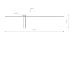 Nowodvorski IMPULSE LED M Ścienna Kinkiet obrazowe Max moc 10W LED IP23 Czarny 8116